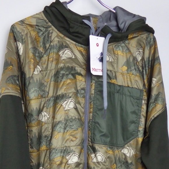Marmot Martis Peak Hoodie Camping Camo NWT Hoody - Picture 11 of 13